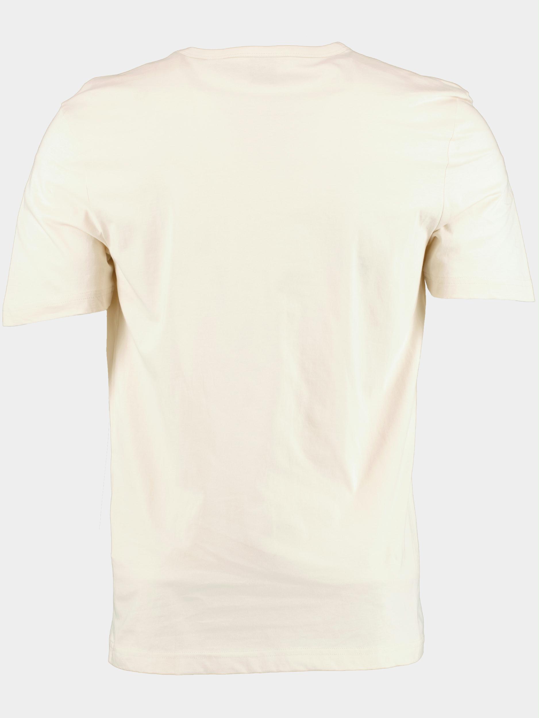 BOSS Green T-shirt korte mouw Wit Tee Curved 10241647 01 50469062/132