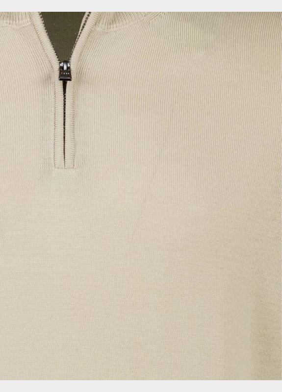 BOSS Black Half Zip Beige Ebenji 10266158 01 50528300/275