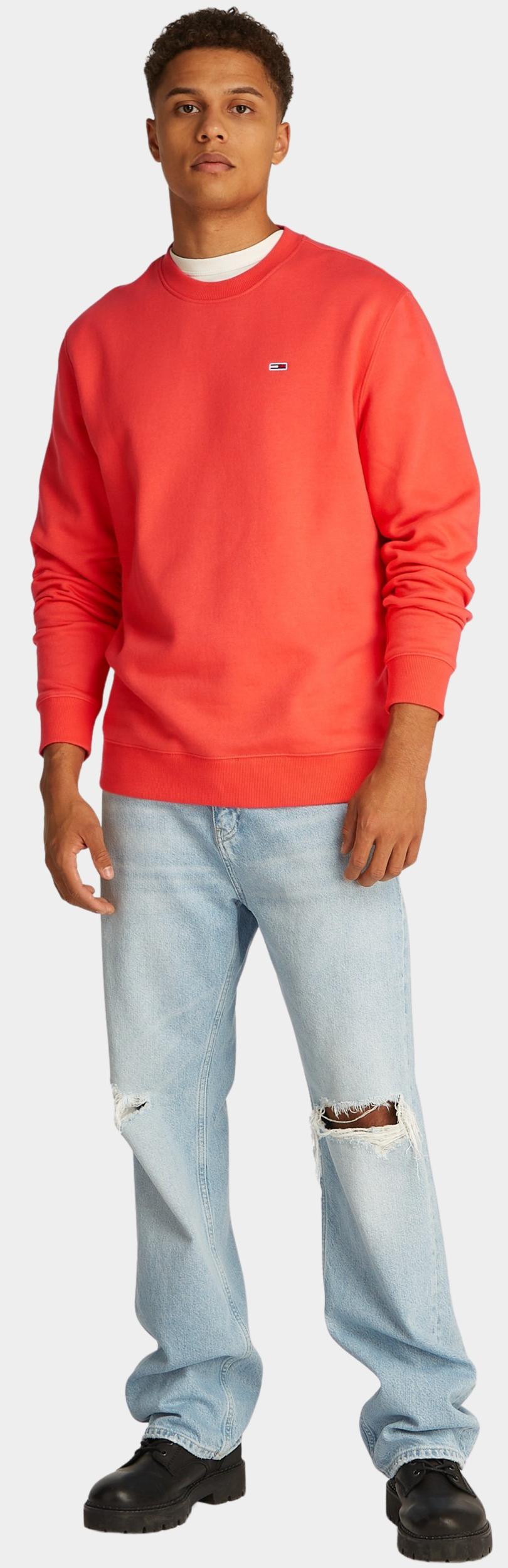 Tommy Jeans Sweater Oranje TJM REG S FLAG CREW EXT DM0DM20741/SN6