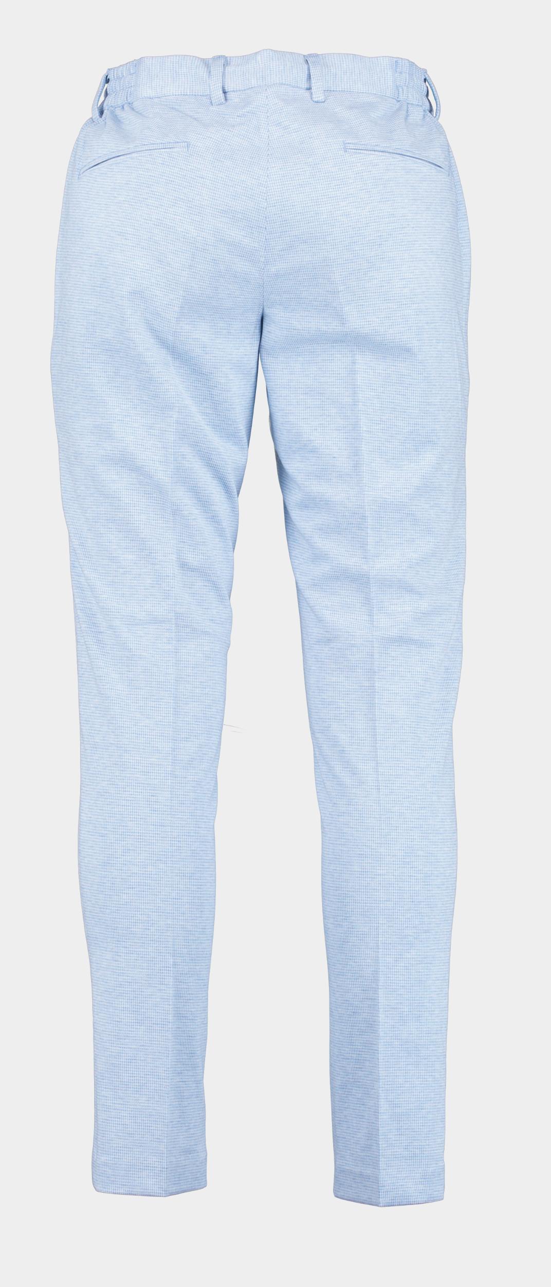 Born With Appetite Wollen Pantalon Blauw DAS drawstring trouser 24104DA36/210 l.blue