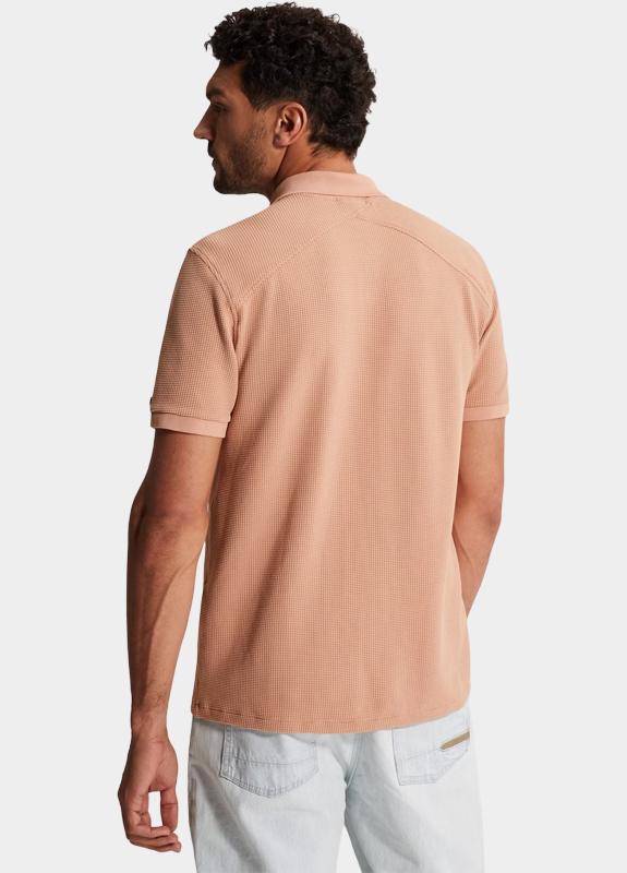 Cast Iron T-shirt heren Roze Short sleeve r-neck regular f CPSS2603852/3018