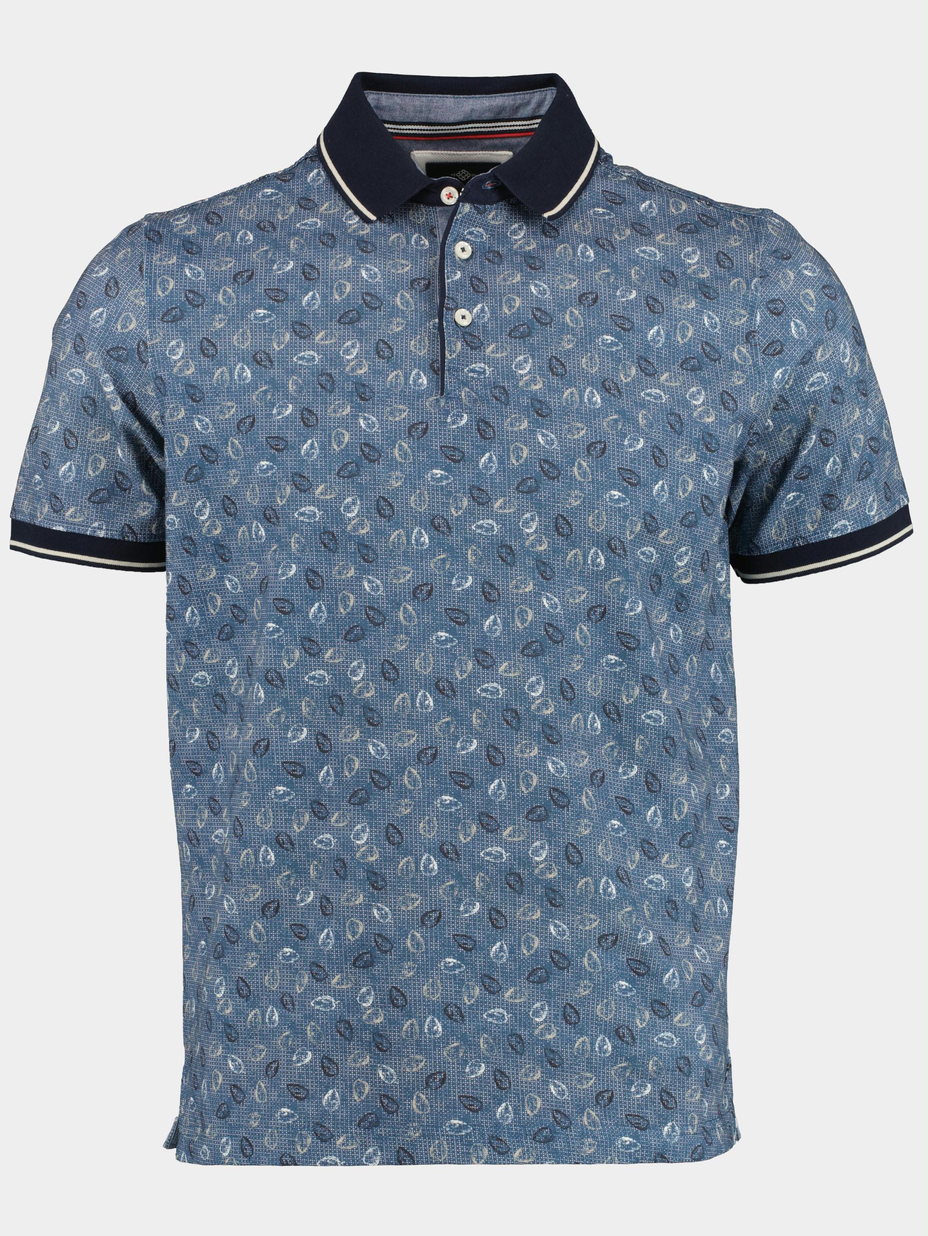 Winst Rijke man Banyan Baileys Polo Korte Mouw Blauw Poloshirt 315217/63 | Bos Men Shop