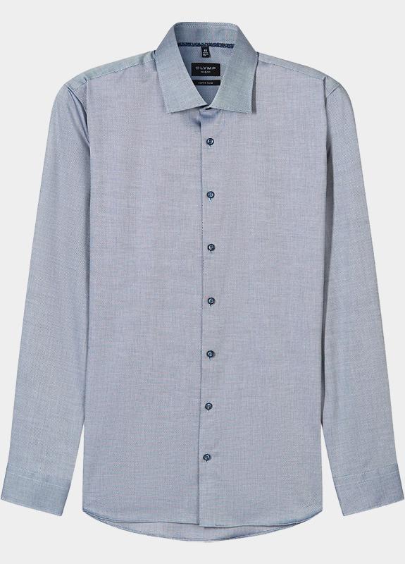 Olymp Overhemd extra lange mouw Blauw No. Six 250589/18