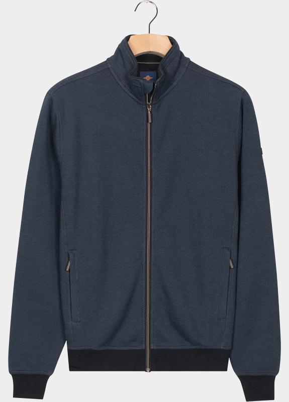 Baileys sweat vest Blauw Sweat Cardigan Zip  2-tone Ja 522260/60