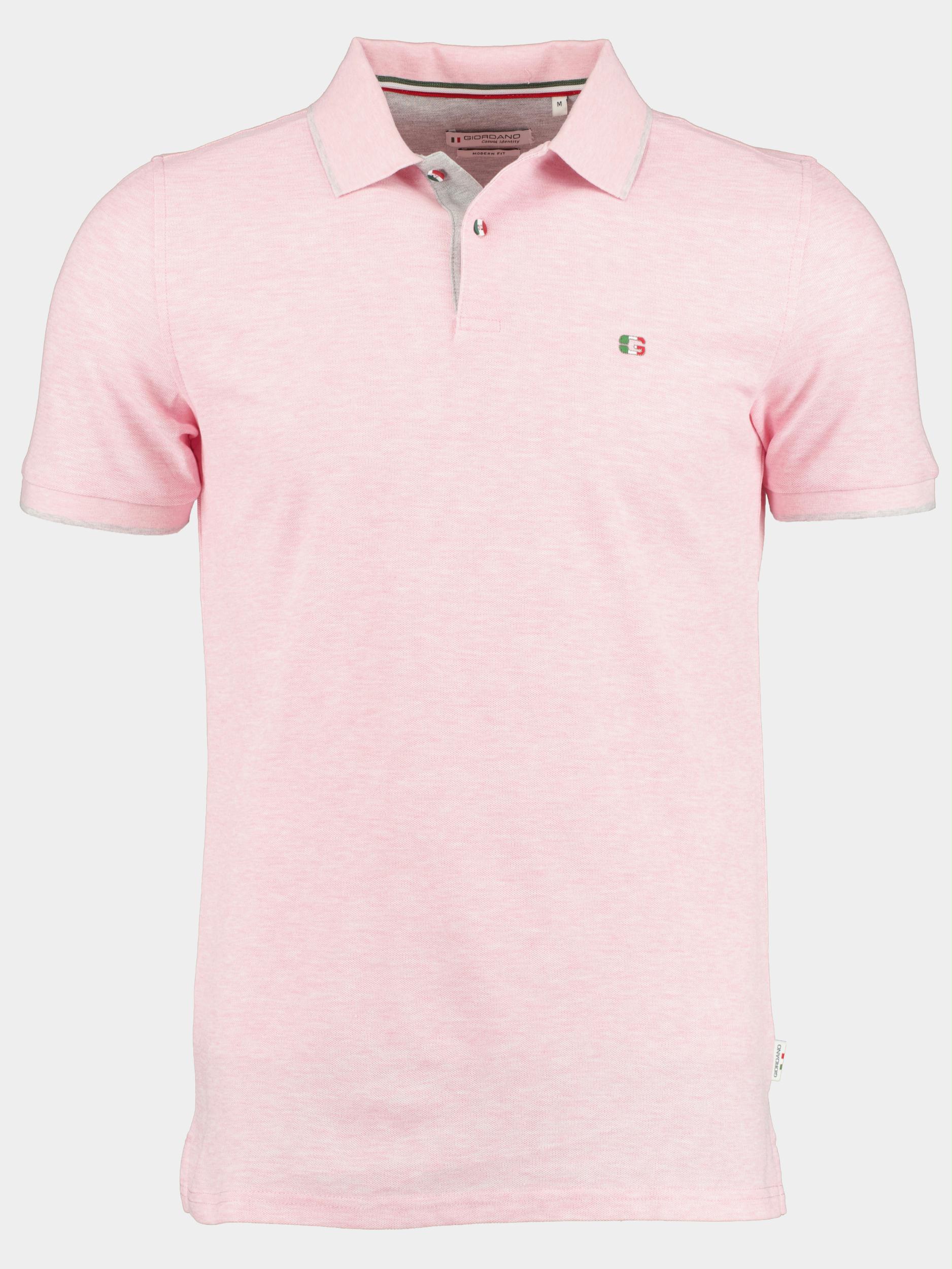 Giordano Polo korte mouw Roze Nico 316588/51