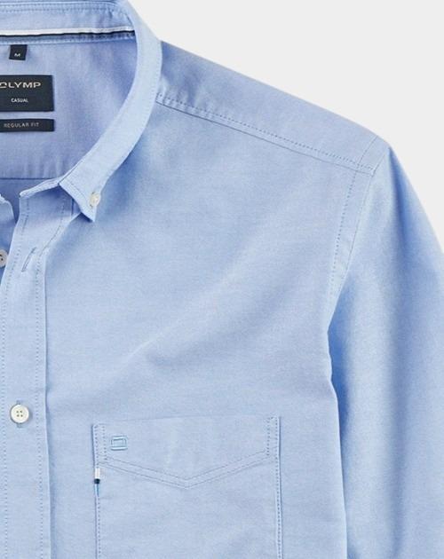 Olymp Casual hemd lange mouw Blauw Casual 406474/15