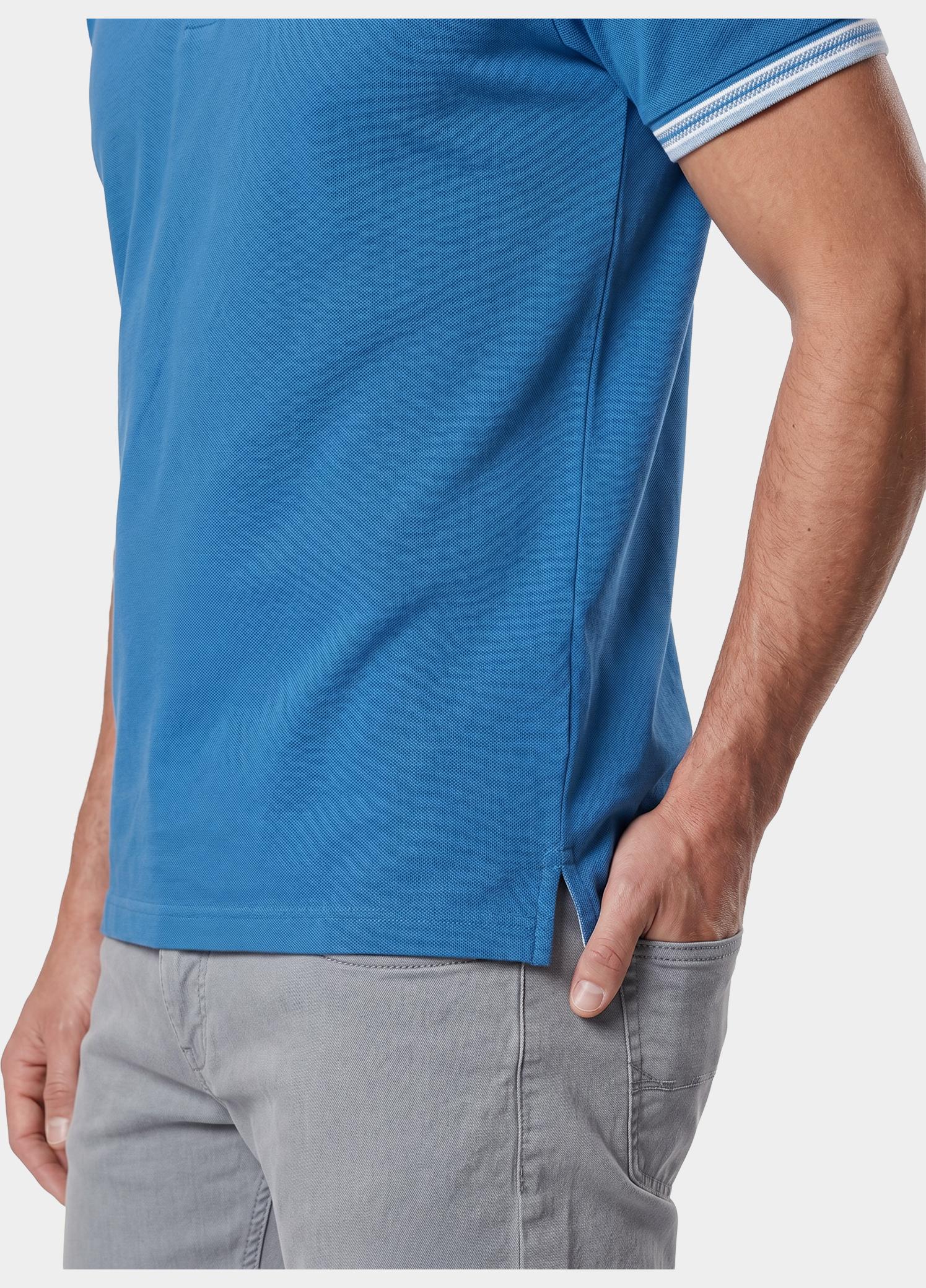 Scotland Blue Polo heren Blauw Brick Polo Plain Contrast Col SPE25108BR06SB/241 true blue
