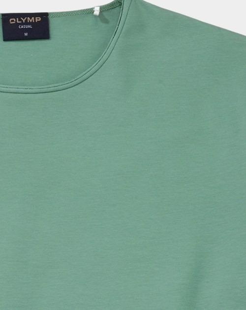 Olymp T-shirt korte mouw Groen T-Shirt CO/EL 560172/88