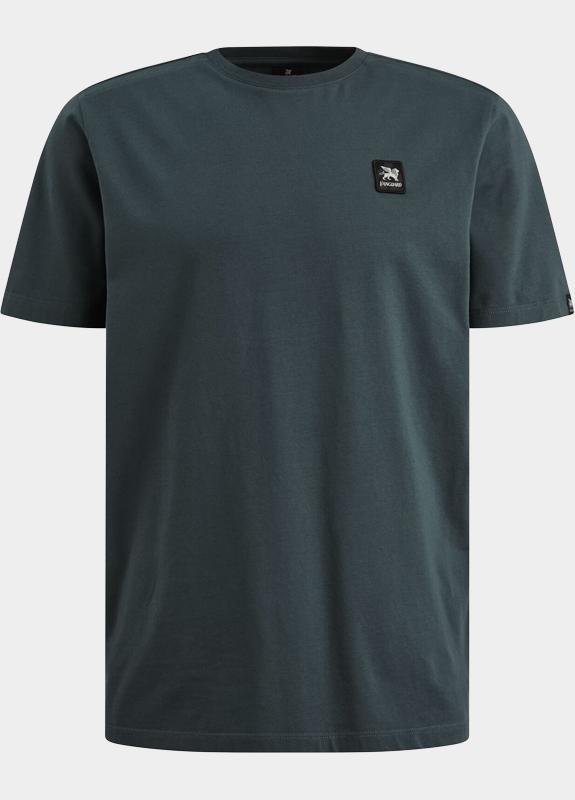 Vanguard T-shirt korte mouw Blauw Short sleeve r-neck cotton el VTSS2604532/5108