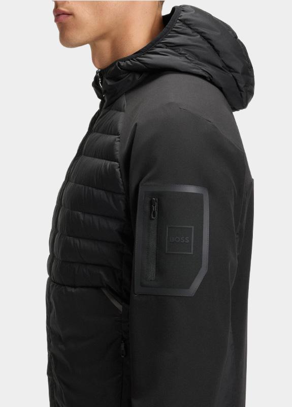 BOSS Green Tussenjas Zwart J_Urbanex Hybrid HD 10268853 50541032/001