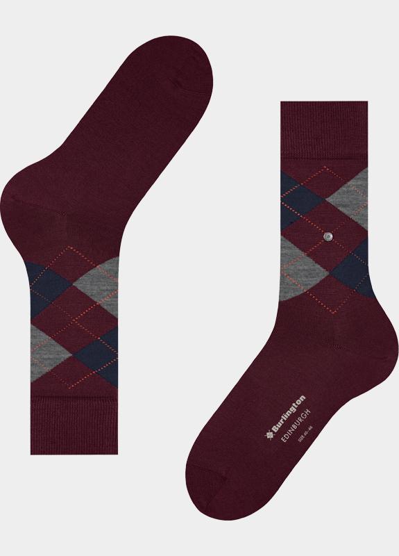 Falke Sokken Rood Edinburgh SO 21125/8435