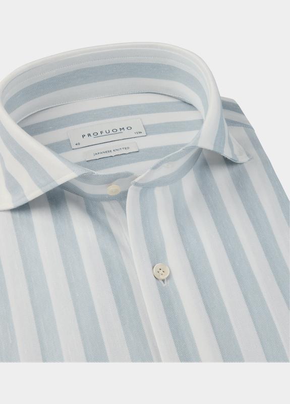 Profuomo Business hemd lange mouw Blauw  PPXH10035B/M