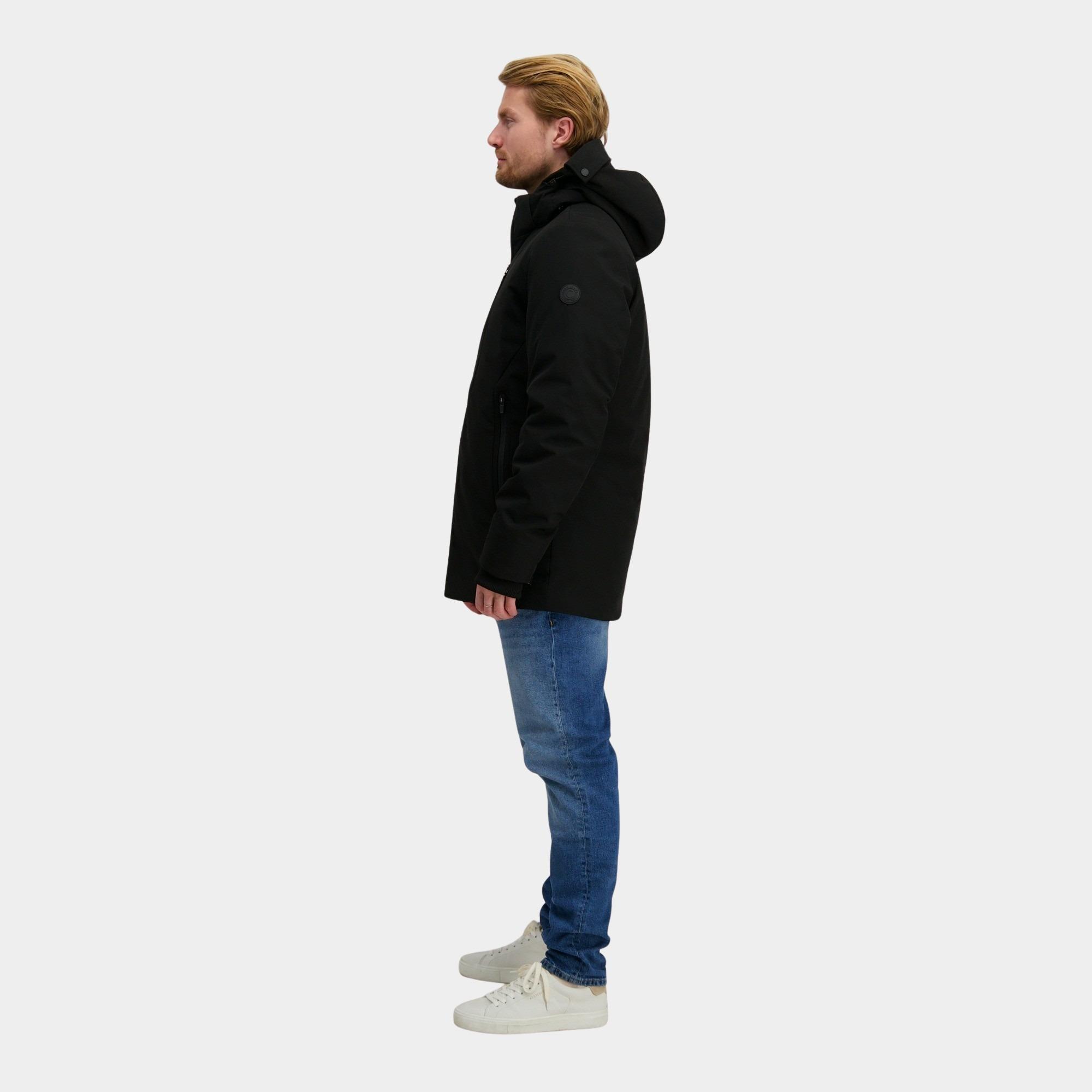 Cars Jeans Winterjack Zwart Harwick 64464/01