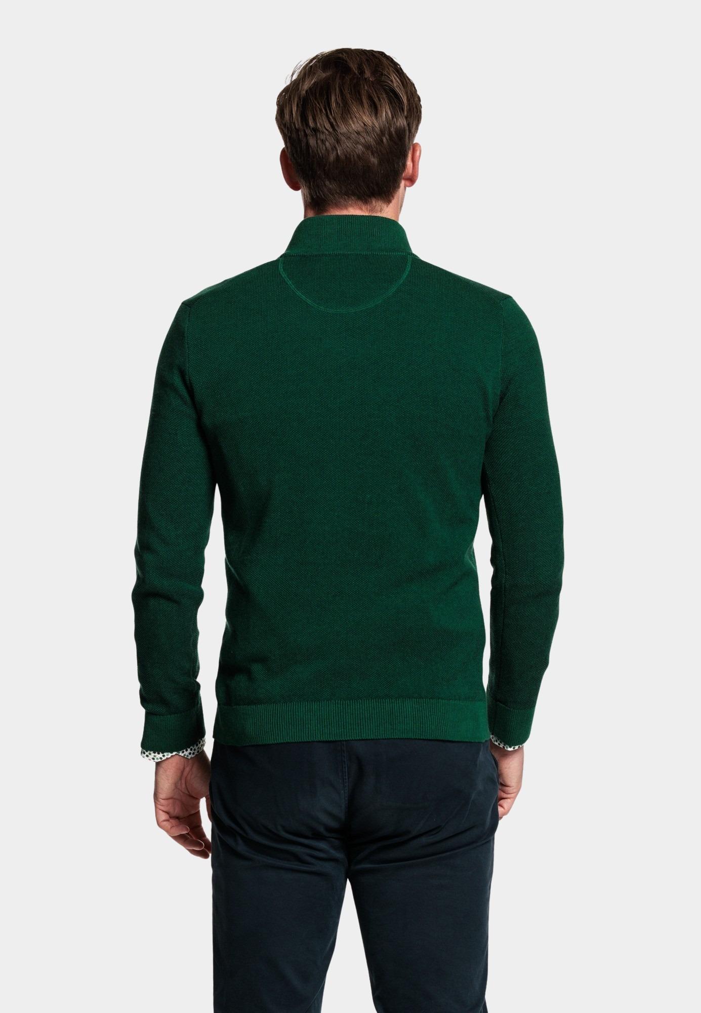 Baileys Half Zip Groen Pullover 1/2 zip  all over pl 328410/70