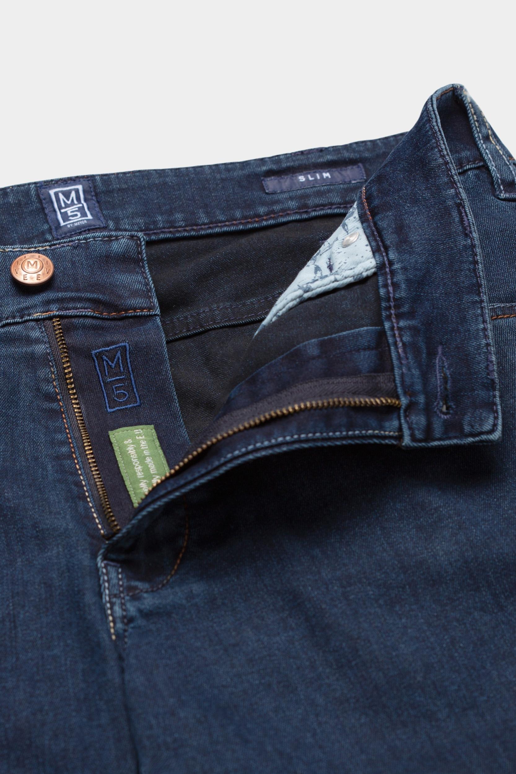 Meyer Flatfront Jeans Blauw SLIM Art.1-6283 3611628300/19