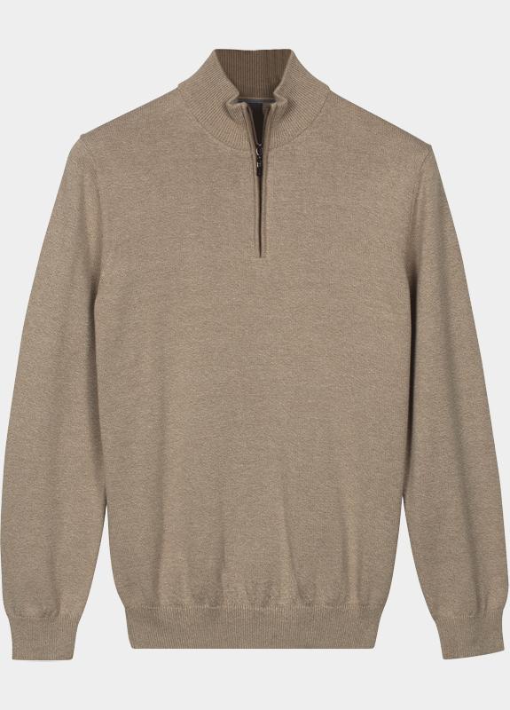 Baileys Half Zip Beige Pullover 1/2 Zip 618478/86