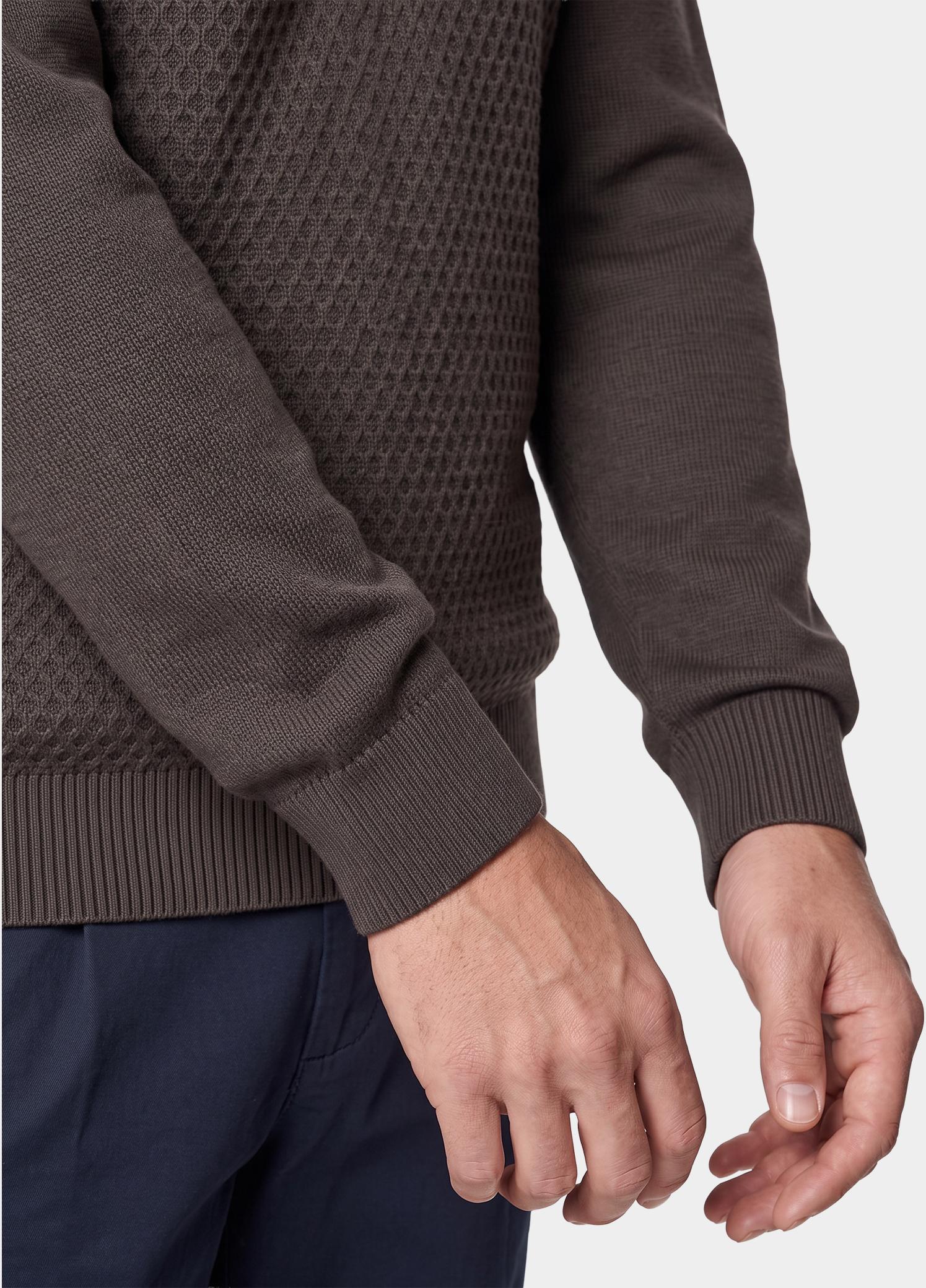 Lerros Polo lange mouwen heren Bruin  26O5467/787