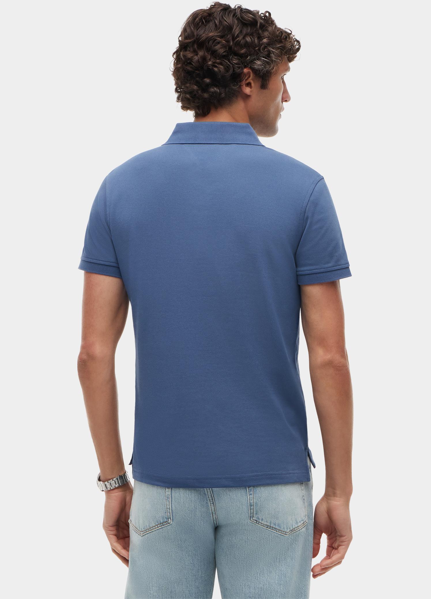 Tommy Hilfiger Polo heren Blauw 1985 Slim polo MW0MW17771/DBZ
