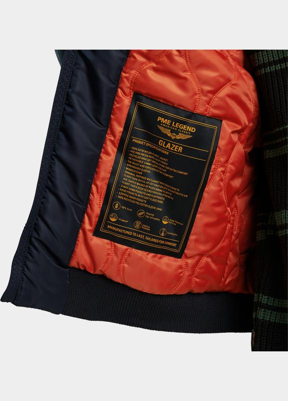 PME Legend Winterjas heren Blauw Flight jacket GLAZER Angel PJA2409129/5281