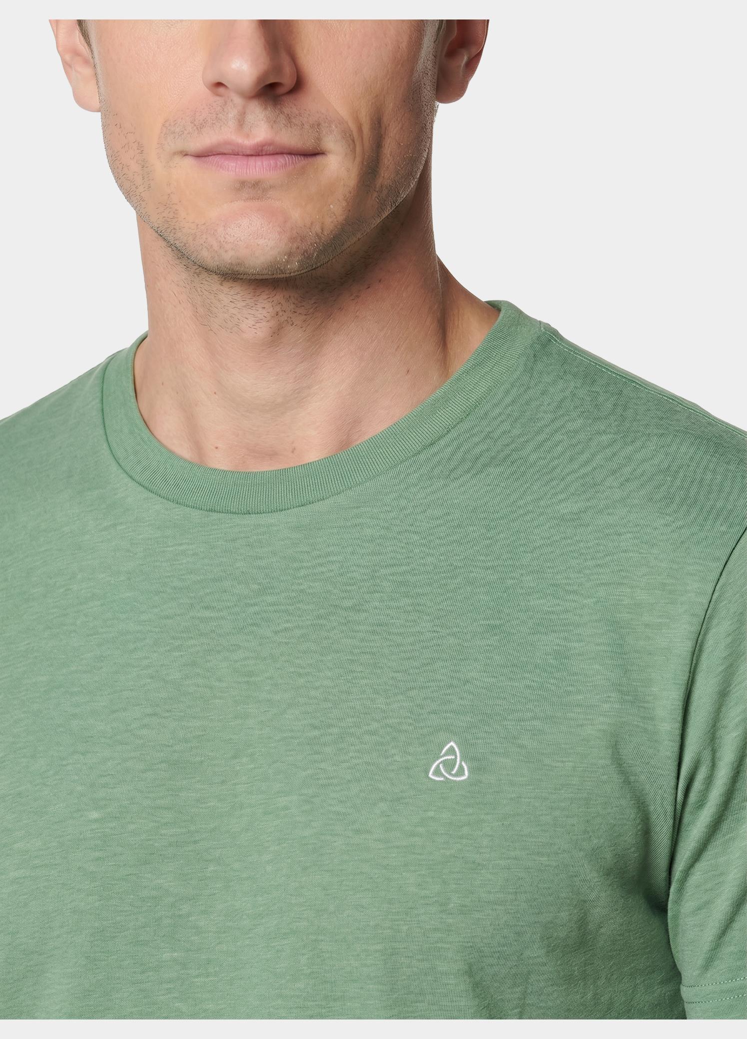 Scotland Blue T-shirt heren Groen Dynand T-shirt SPE25108DY42SB/343 surf side