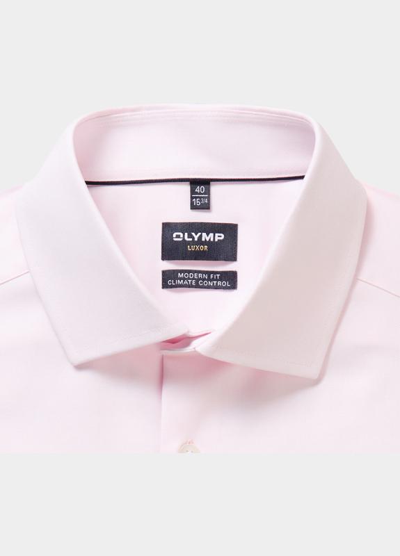 Olymp Business hemd lange mouw Roze 123024-Hemden 123024/30