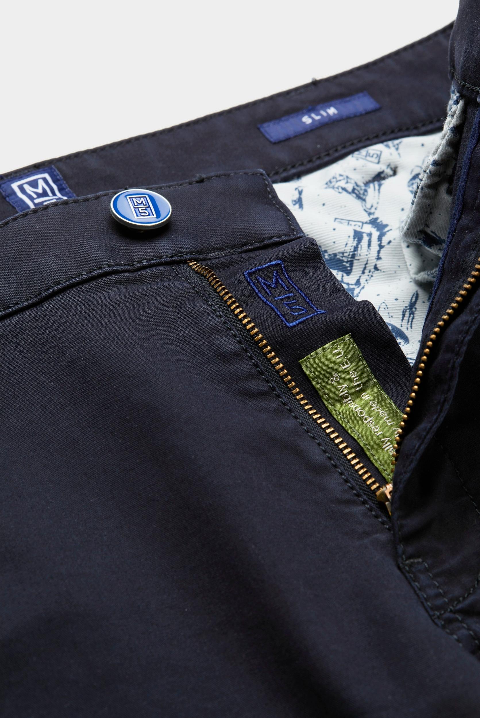 Meyer Katoenen Broek Blauw SLIM Art.9-6172 3619617200/19