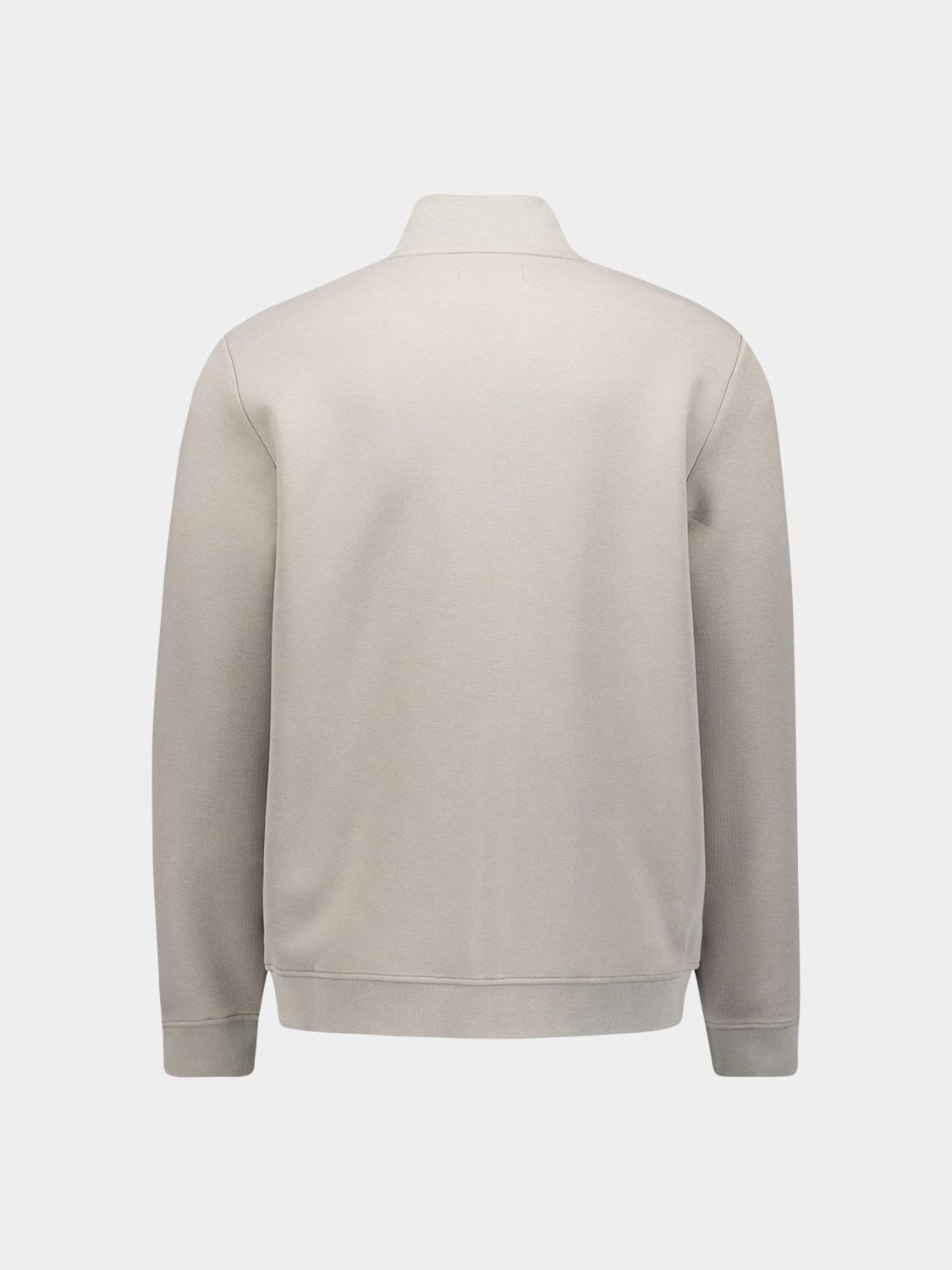 No Excess sweat vest Grijs Sweater Full Zipper Pique Bom 29100806SN/018