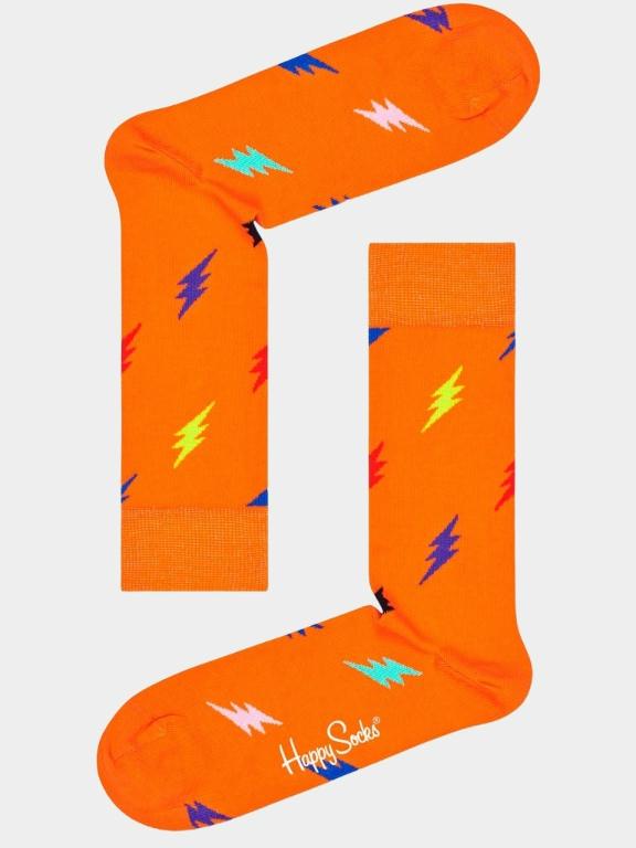 Happy Socks Sokken Oranje Lightning LGH01/2700