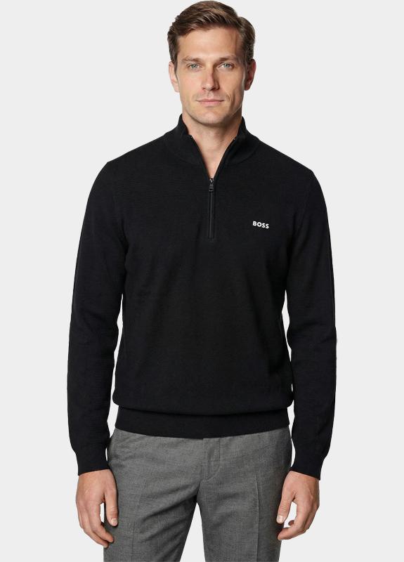 BOSS Green Pullover Zwart KN_Momentum-X QZ 10273969 01 50547898/001