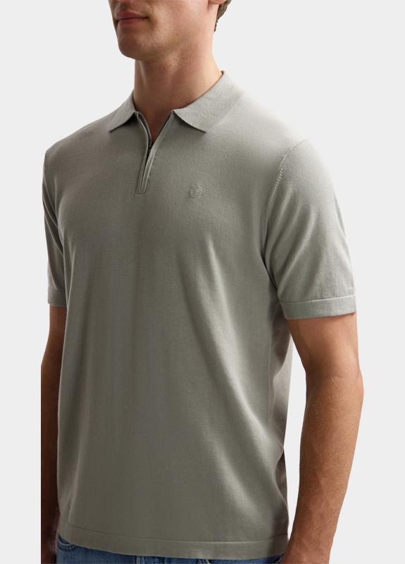 Dstrezzed Polo heren Grijs DS_Dorian Zip Polo 420062/831