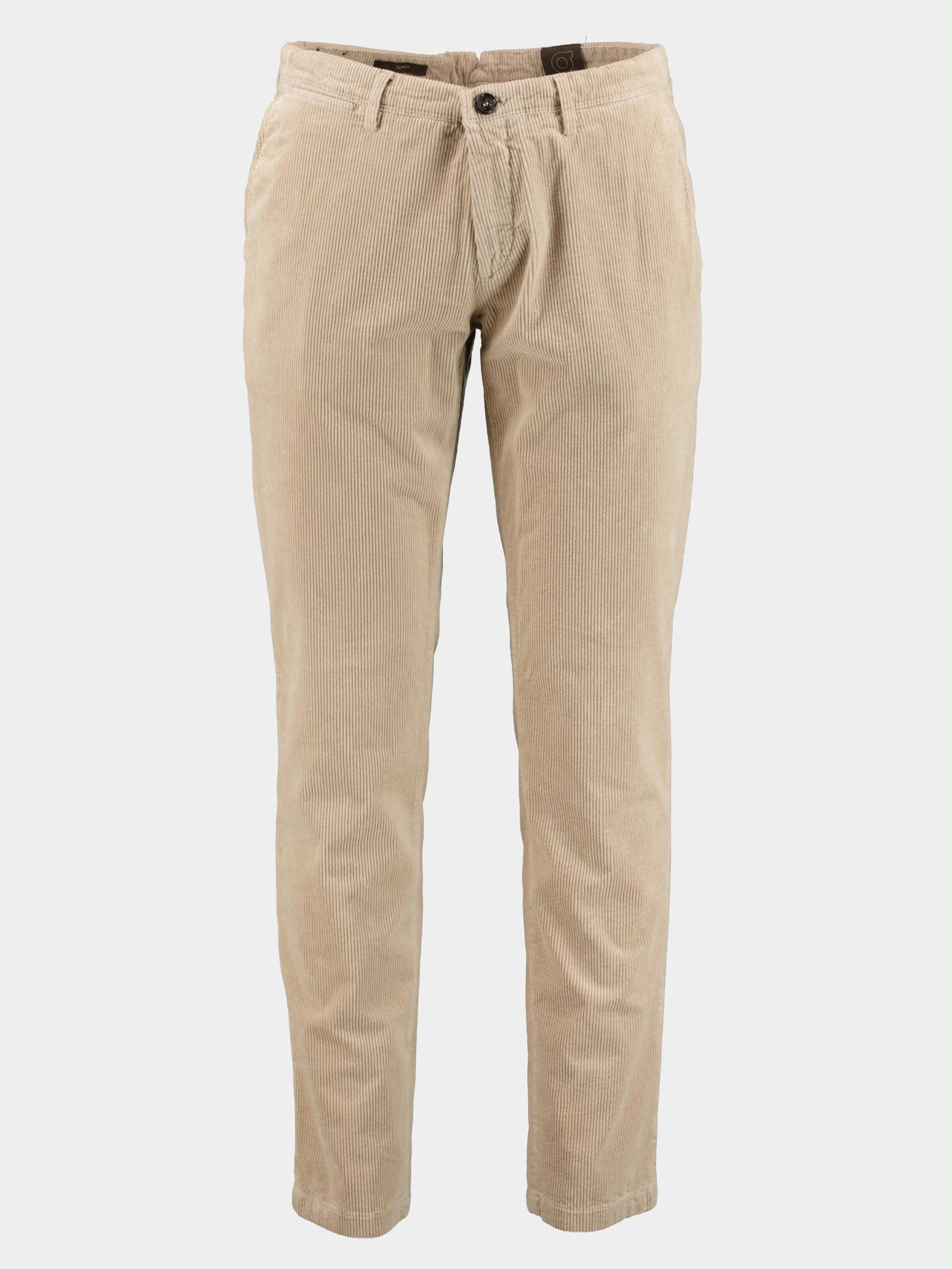 G-design Ribbroek Beige Hose Flatfront Slim Fit SUBWAY 69211/1016