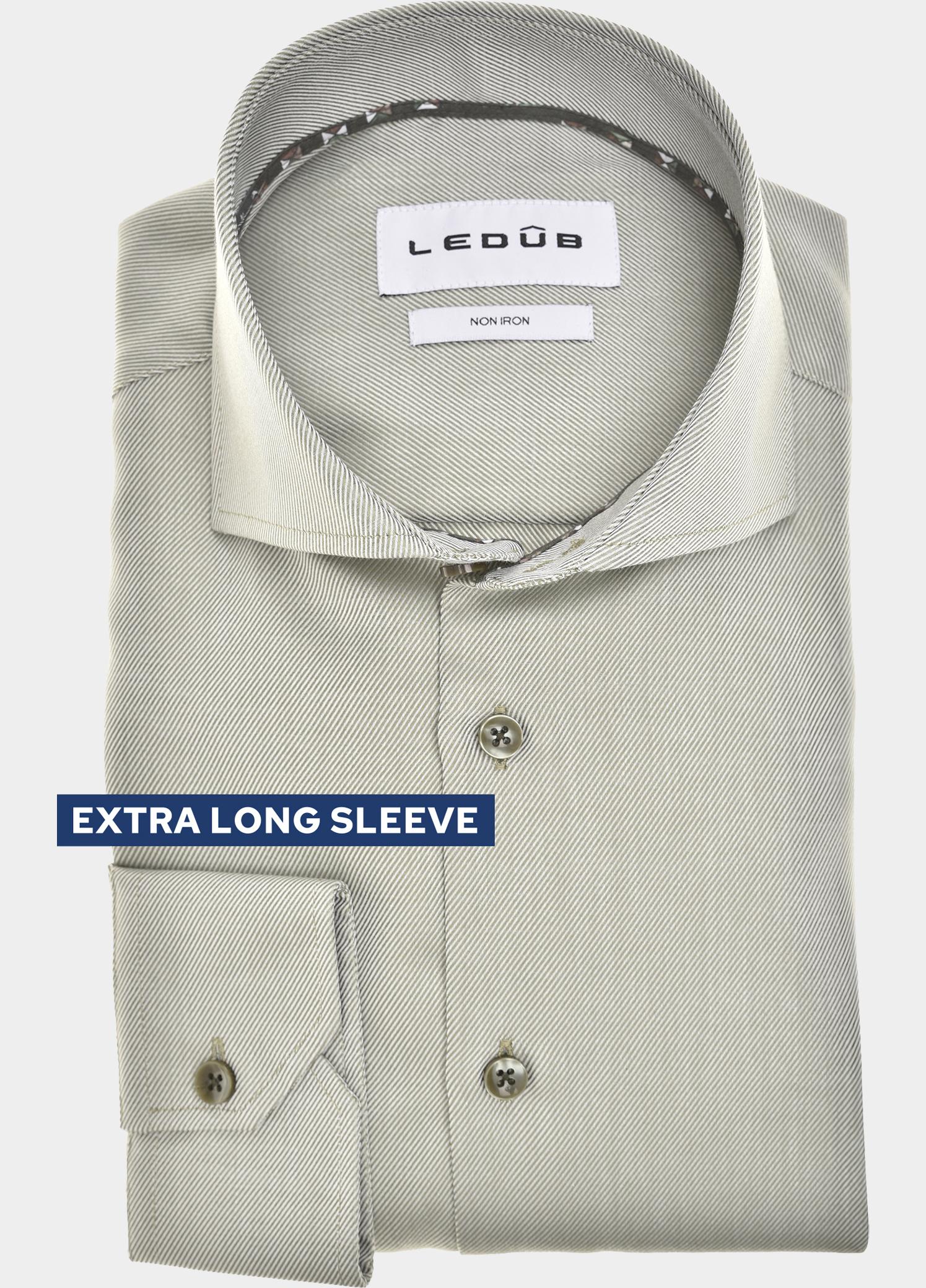Ledub Overhemd extra lange mouw Groen  0143516/540-570-000