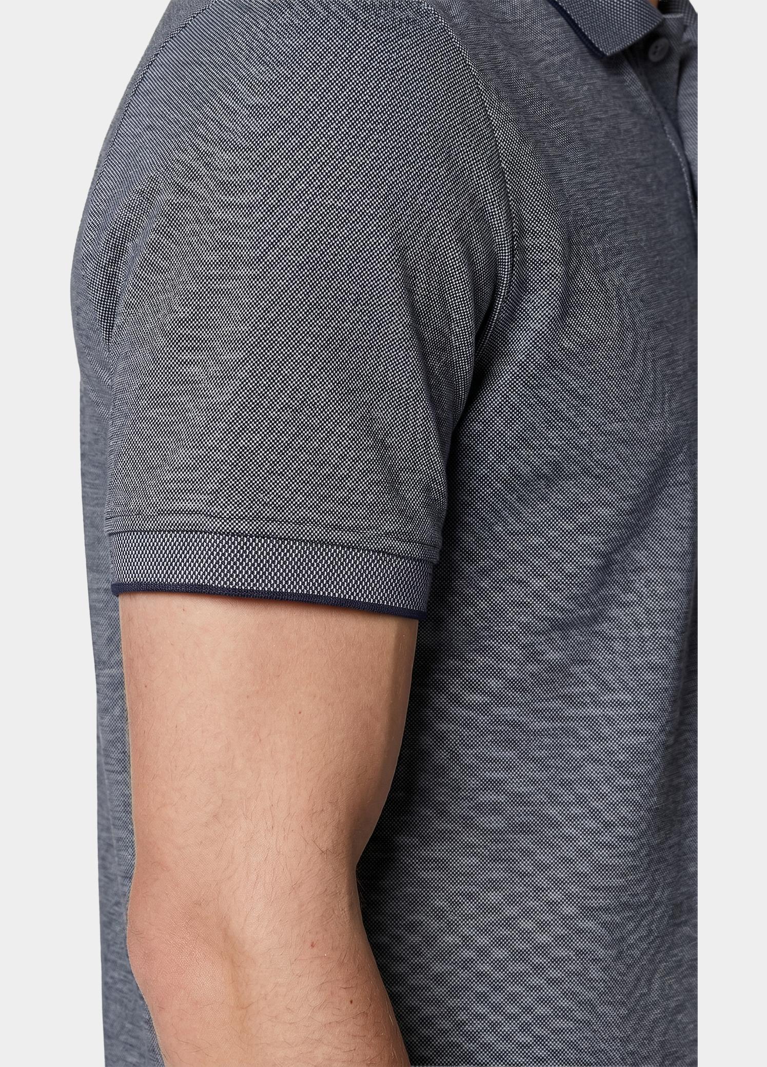 Bos Polo heren Blauw Easy Care 214008484/640 Blue Navy