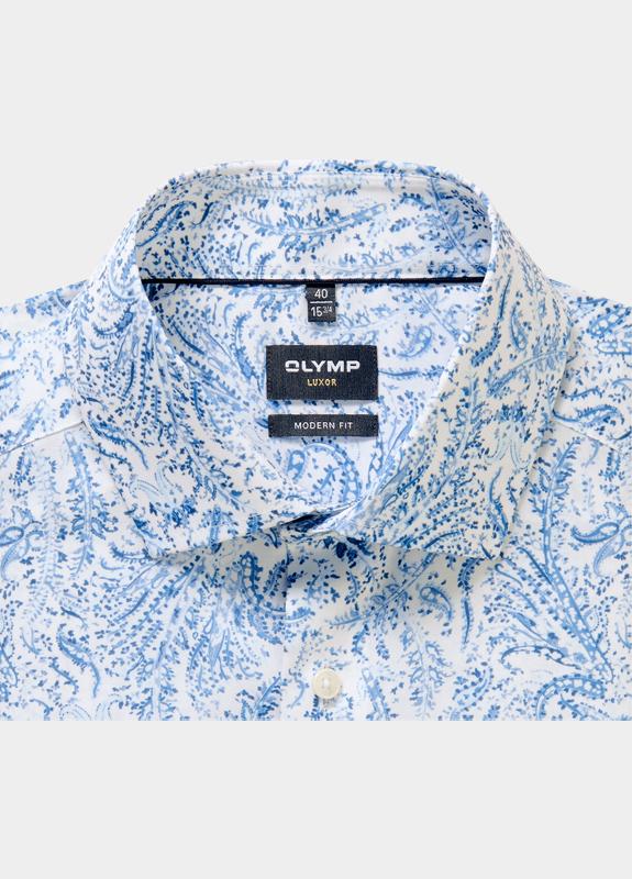 Olymp Zakelijk overhemd heren Blauw Luxor 127414/11