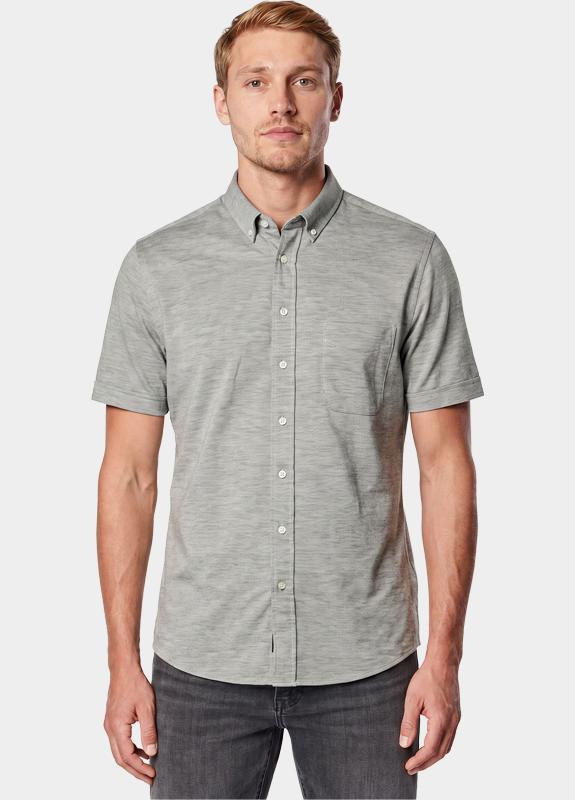 R.B. Boston overhemd korte mouw heren Groen Marshall SS Button Down 616670/71