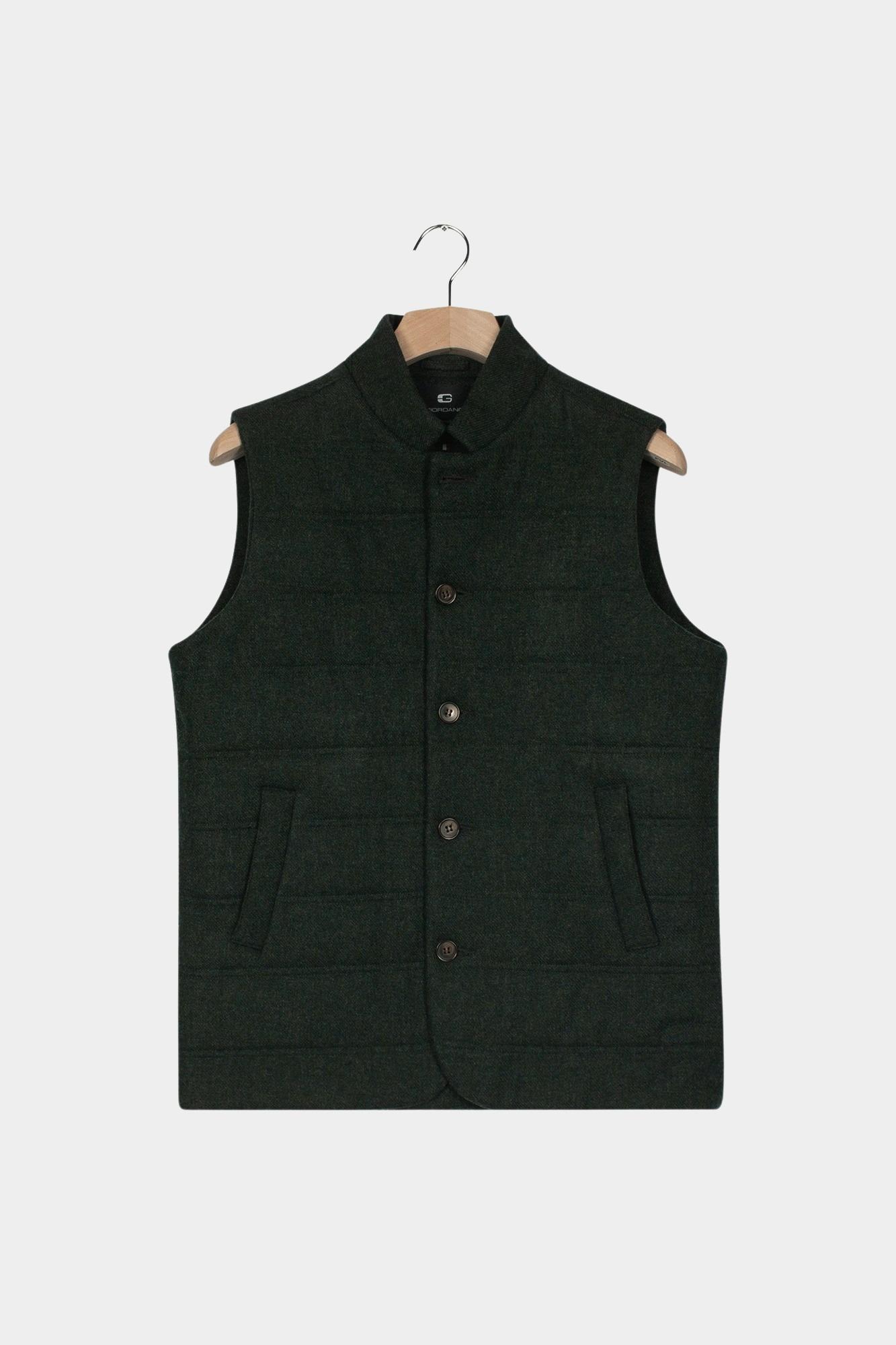 Giordano Bodywarmer Groen Owen Bodywarmer Luxury Wool T 522551/70