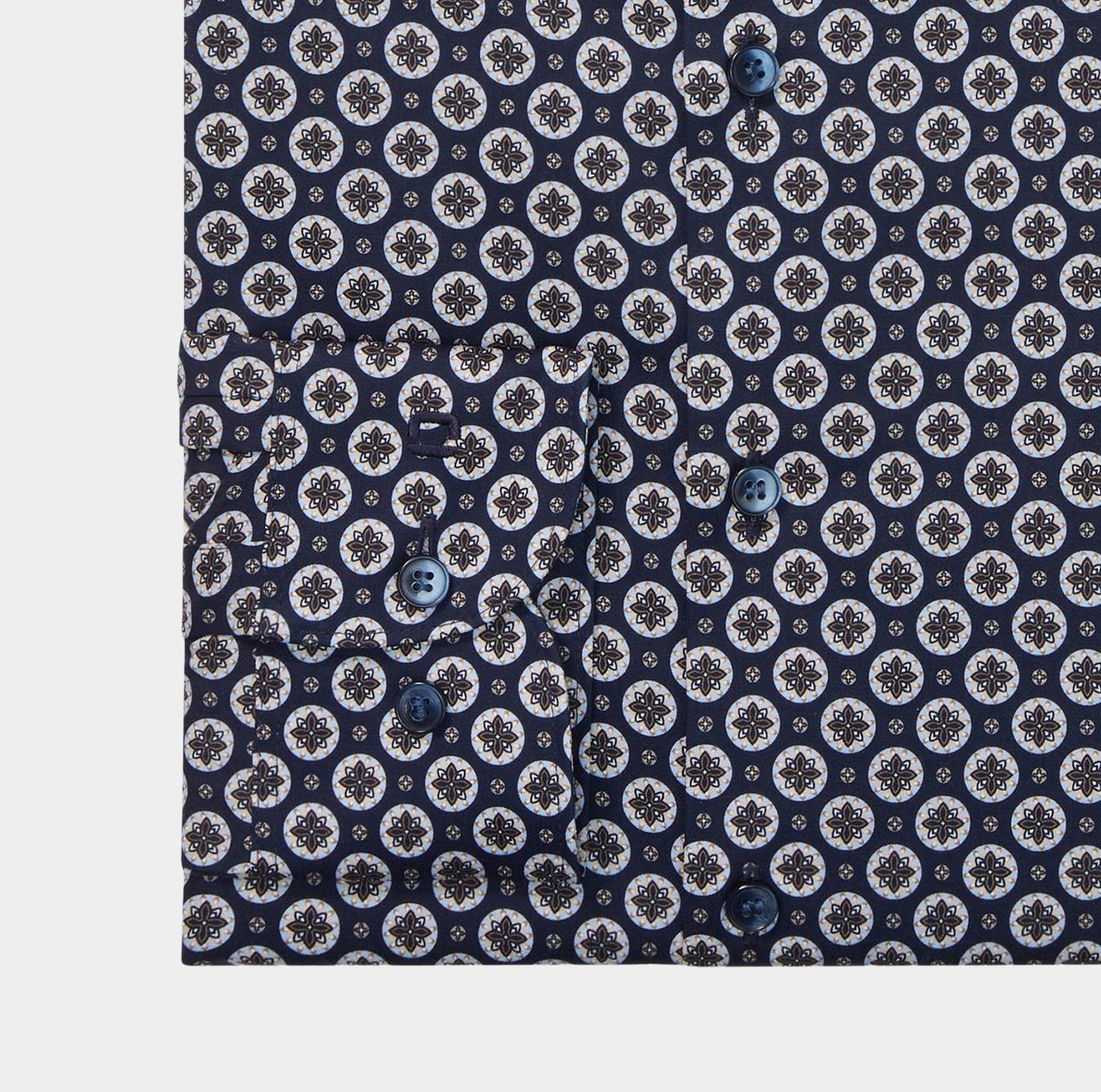 Olymp Business hemd lange mouw Blauw Level 5 205884/18