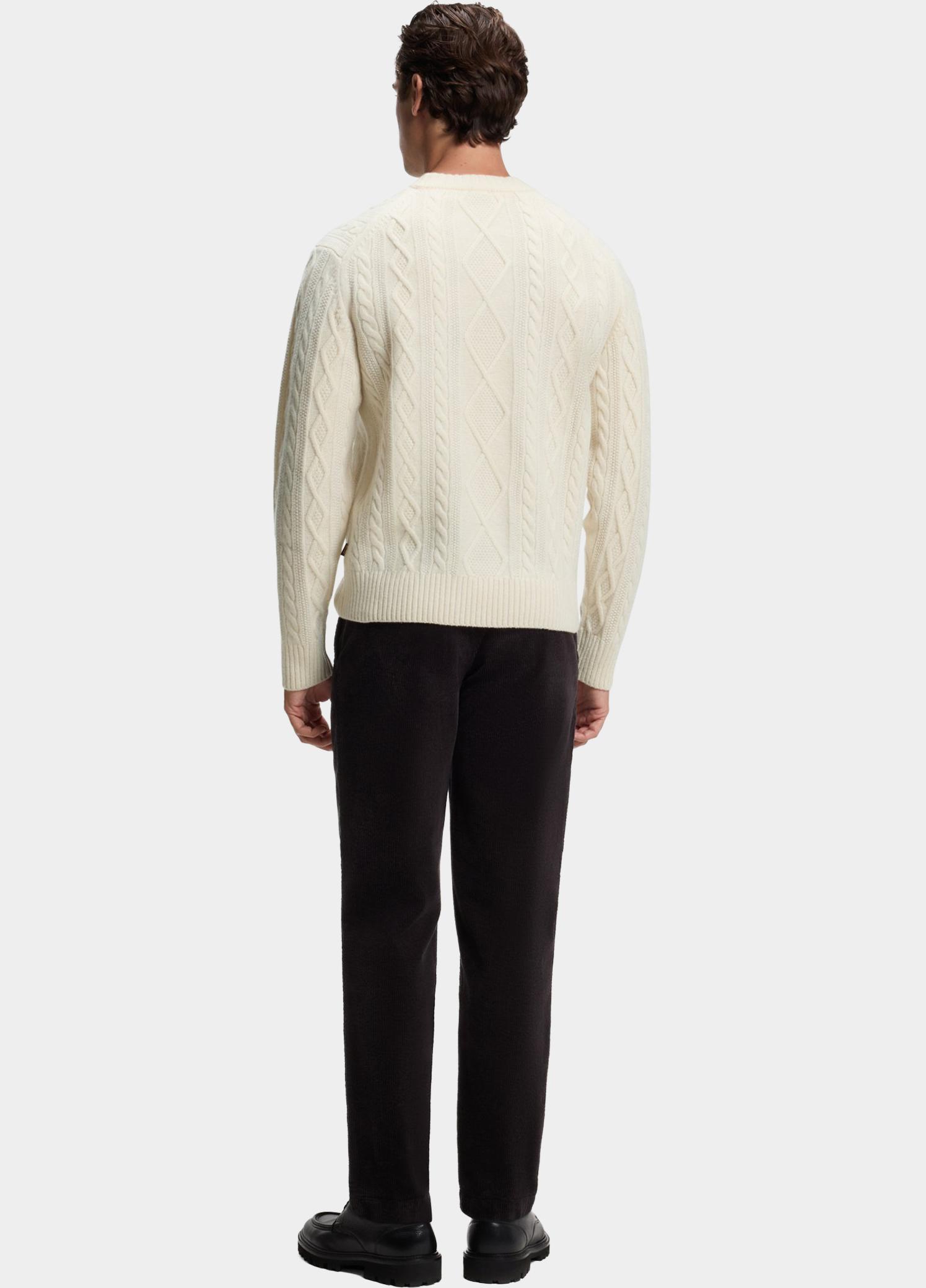 BOSS Orange Pullover heren Wit Atreccio 10283091 01 50571421/131