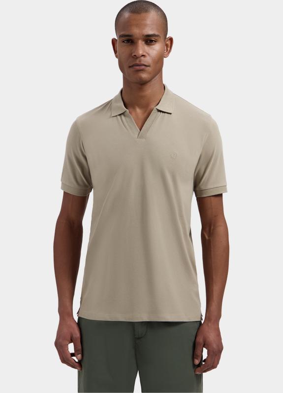 Dstrezzed Polo korte mouw Groen Bowie V-Neck Polo 240022/276
