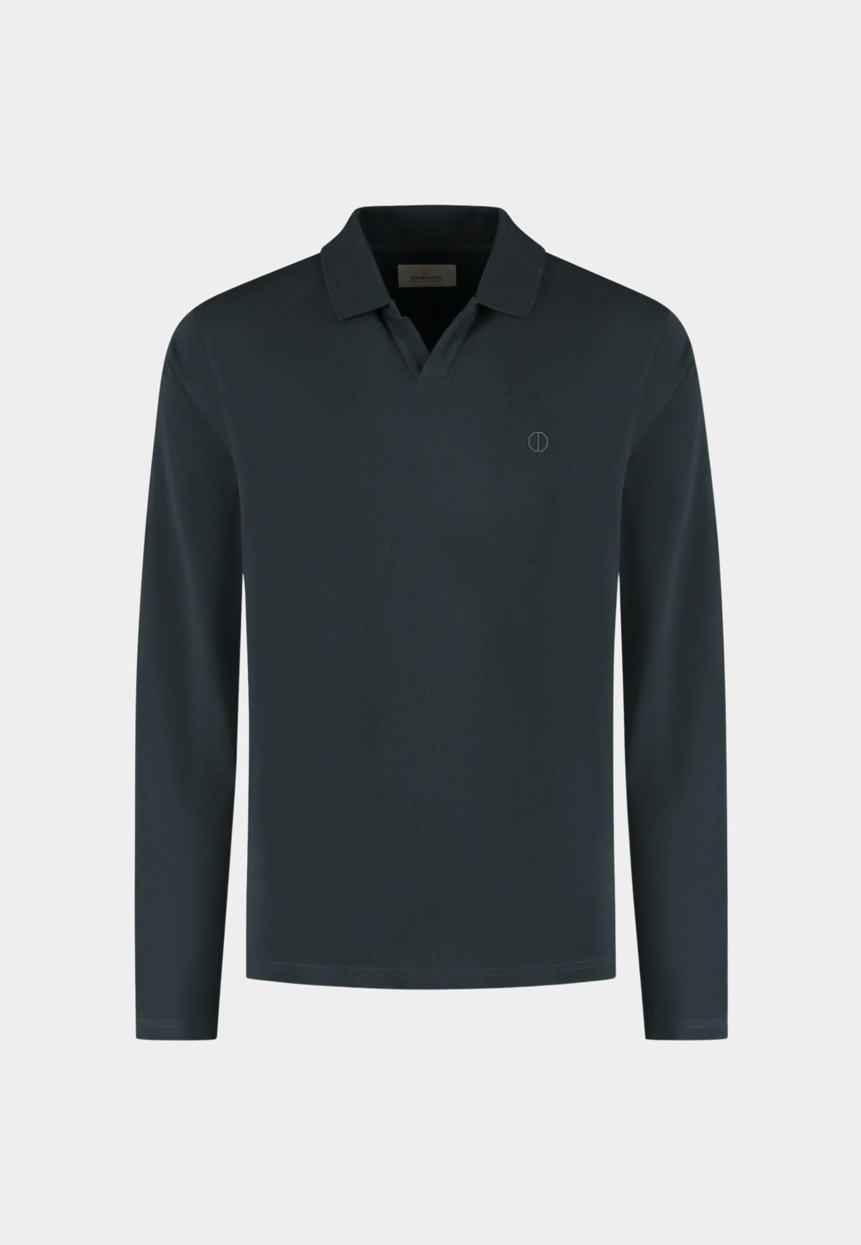 Dstrezzed Polo lange mouw Groen DS_Zenon Ls Polo 211054/562