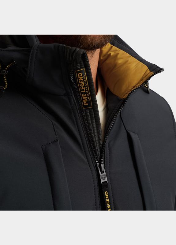 PME Legend Winterjas heren Blauw Semi long jacket HAWKDOWN Sof PJA2510140/5281