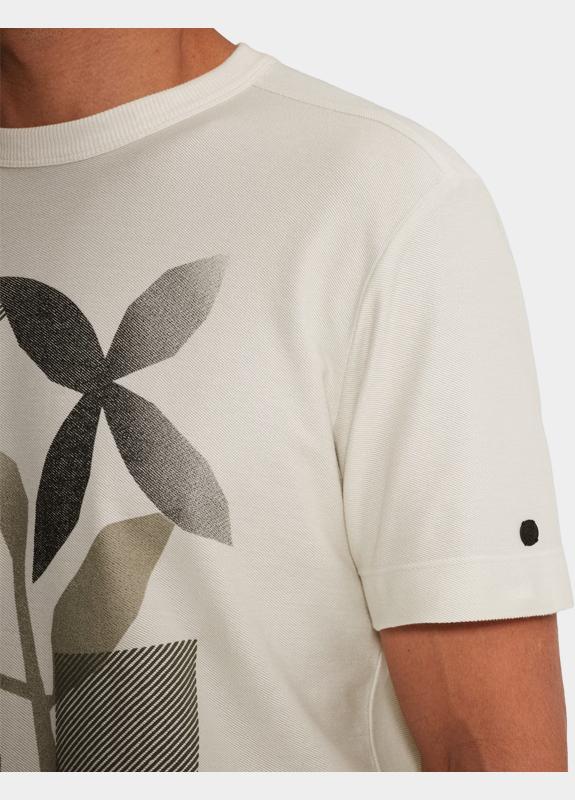 Cast Iron T-shirt korte mouw Wit Short sleeve r-neck regular f CTSS2602509/7178