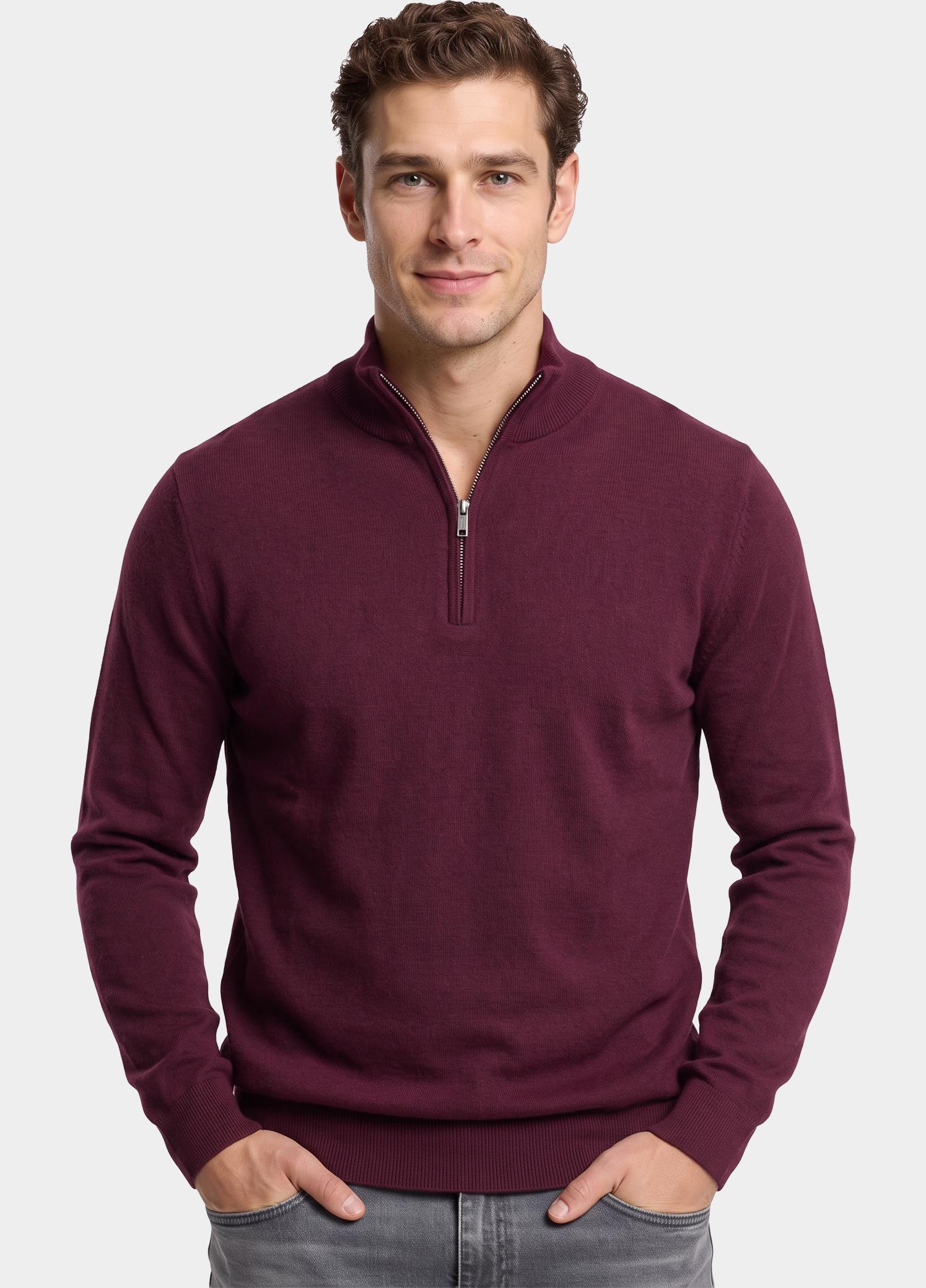 Bos Half Zip Paars  302/11960