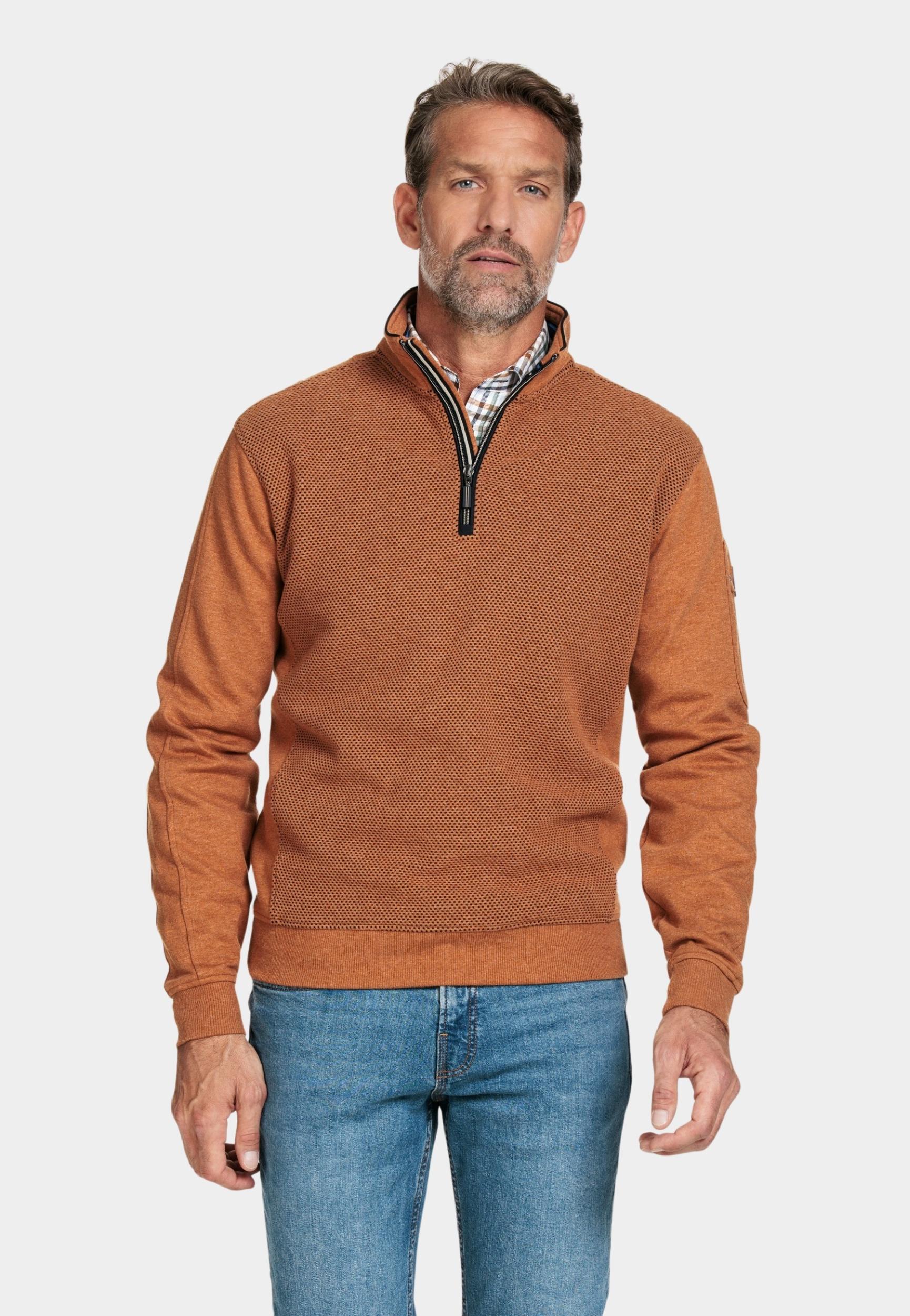 Baileys Half Zip Roze Sweatshirt 1/2 zip  Front Bod 323175/255