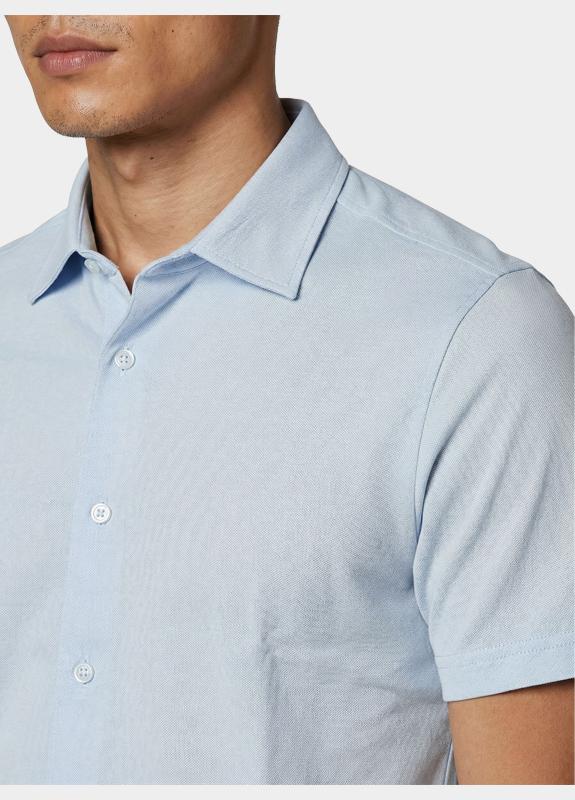 Dstrezzed Casual hemd korte mouw Blauw Liam Shortsleeve Shirt 311530/646