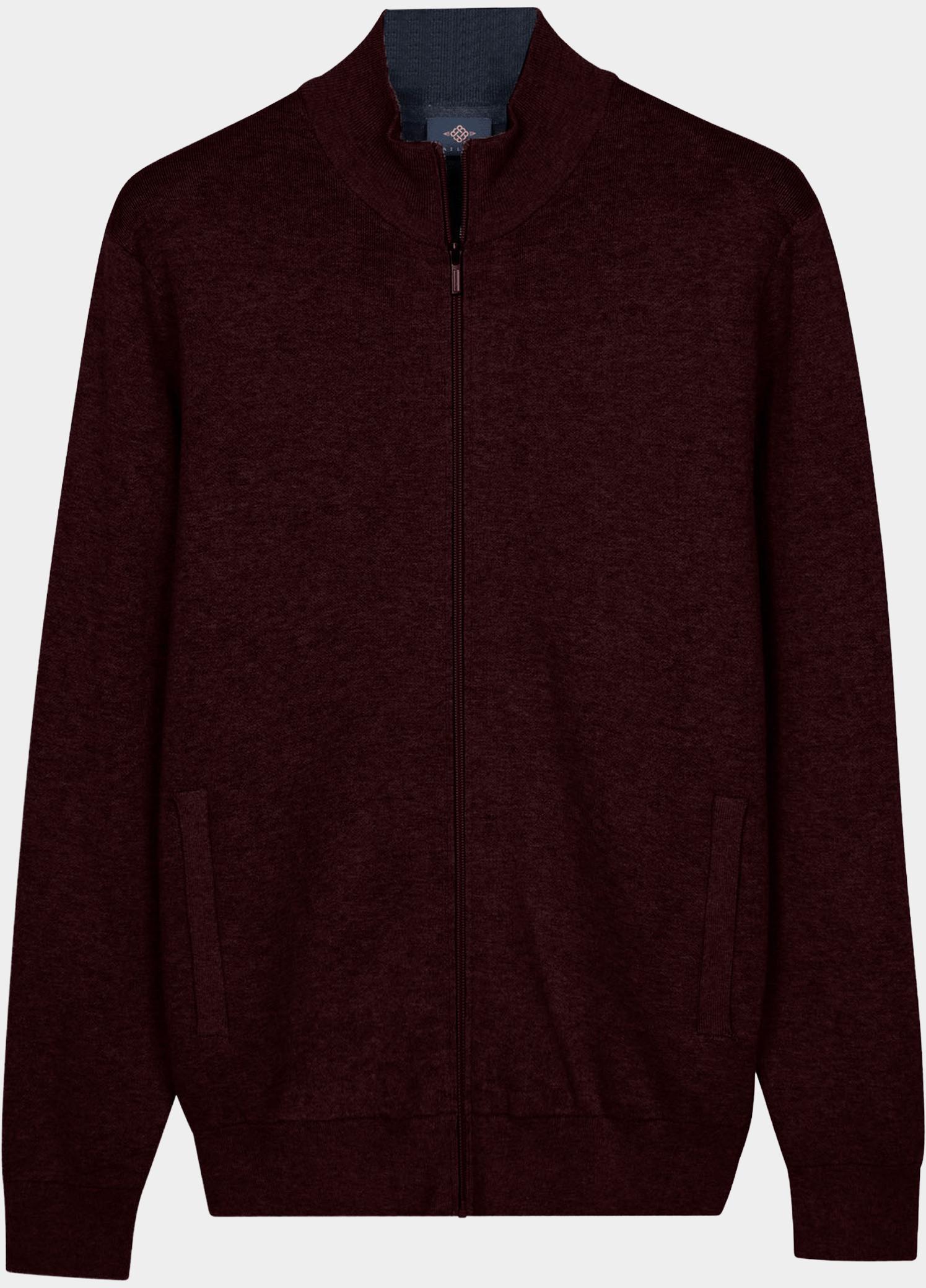 Baileys Vest heren Paars Cardigan Zip  14gg 622099/495