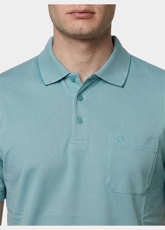 Bos Polo heren Blauw Easy Care 214008484/643 Pool