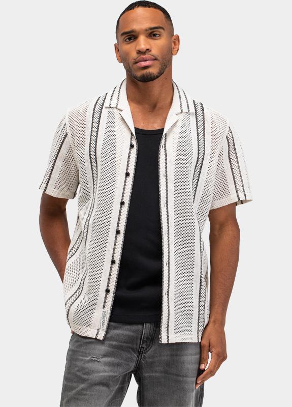 Butcher of Blue Casual hemd korte mouw Wit Alex M2614051/112