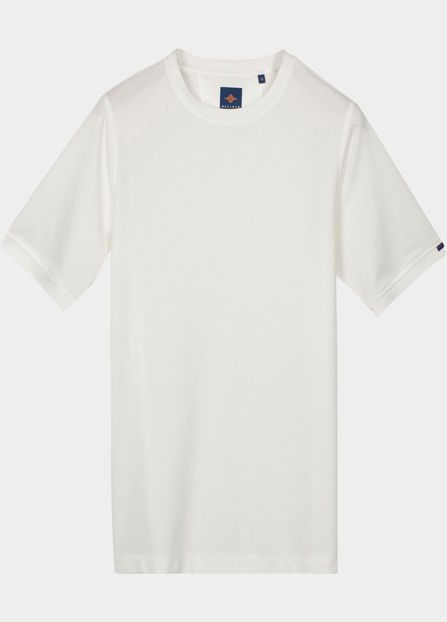 Baileys T-shirt heren Beige T-Shirt crew neck   2-tone 615077/11