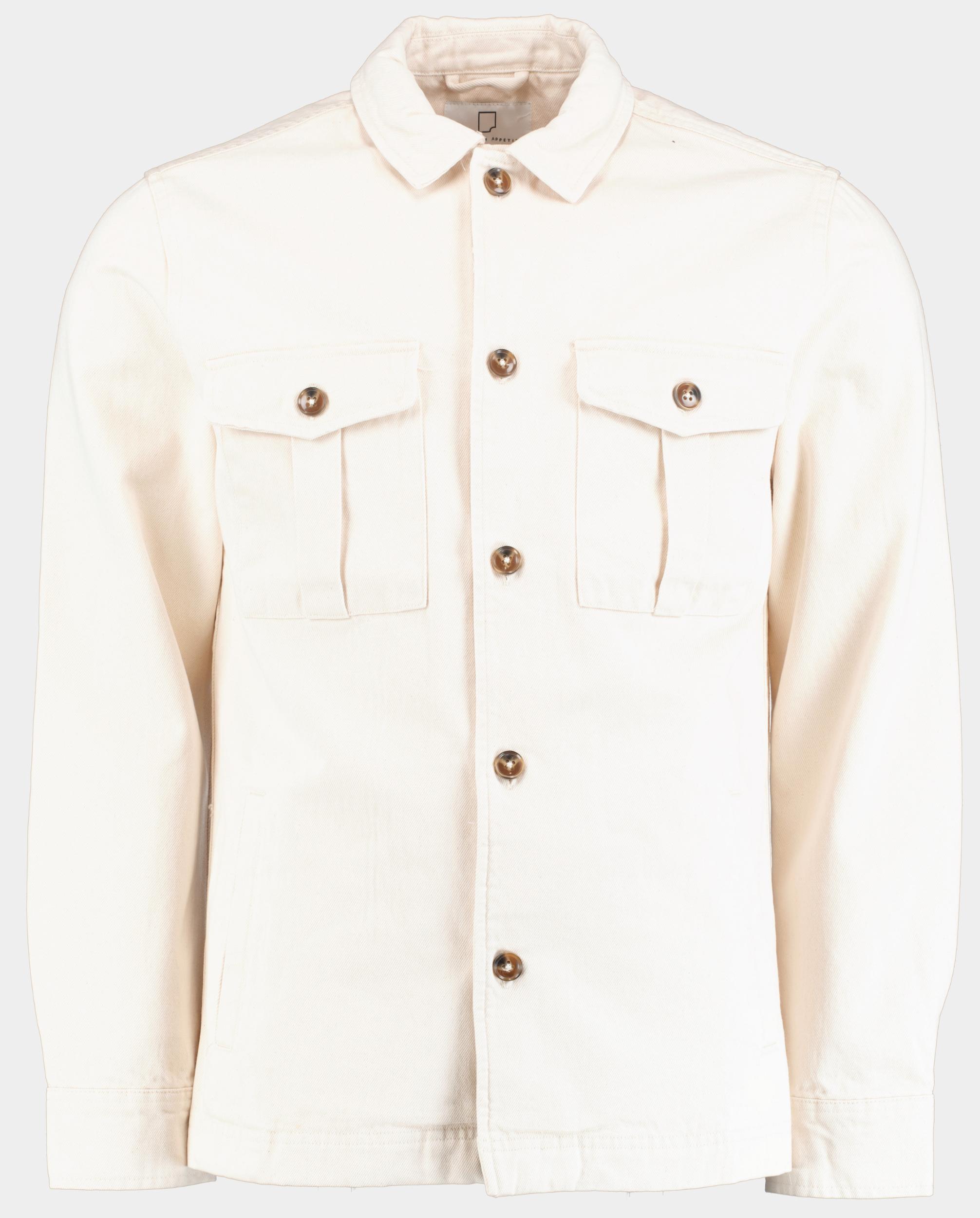 Born With Appetite Overshirt Beige Owen Shirtjacket 25114OW80/150 off-white